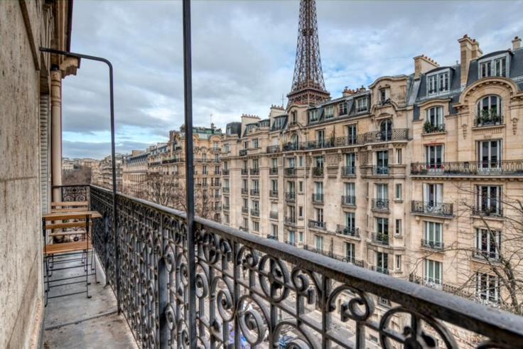 Ferienwohnung Eiffel Tower / Tour Eiffel Paris Exterior foto